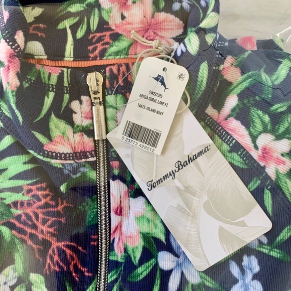 Tommy Bahama Aruba Full Zip Sweatshirt - Picture 2 of 3